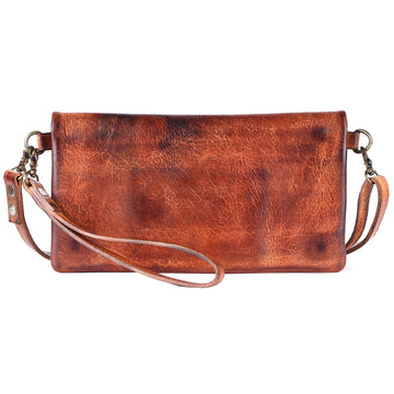 Never Mind Nmbgm140B Wallet Vintage Handmade Genuine Cowhide Leather Women Bag Western Handbag Purse